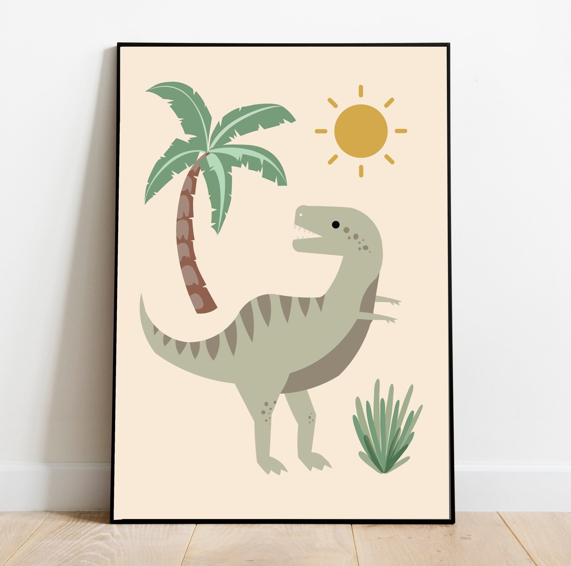 T-Rex Dinosaur Bright Print - ShapeMixer