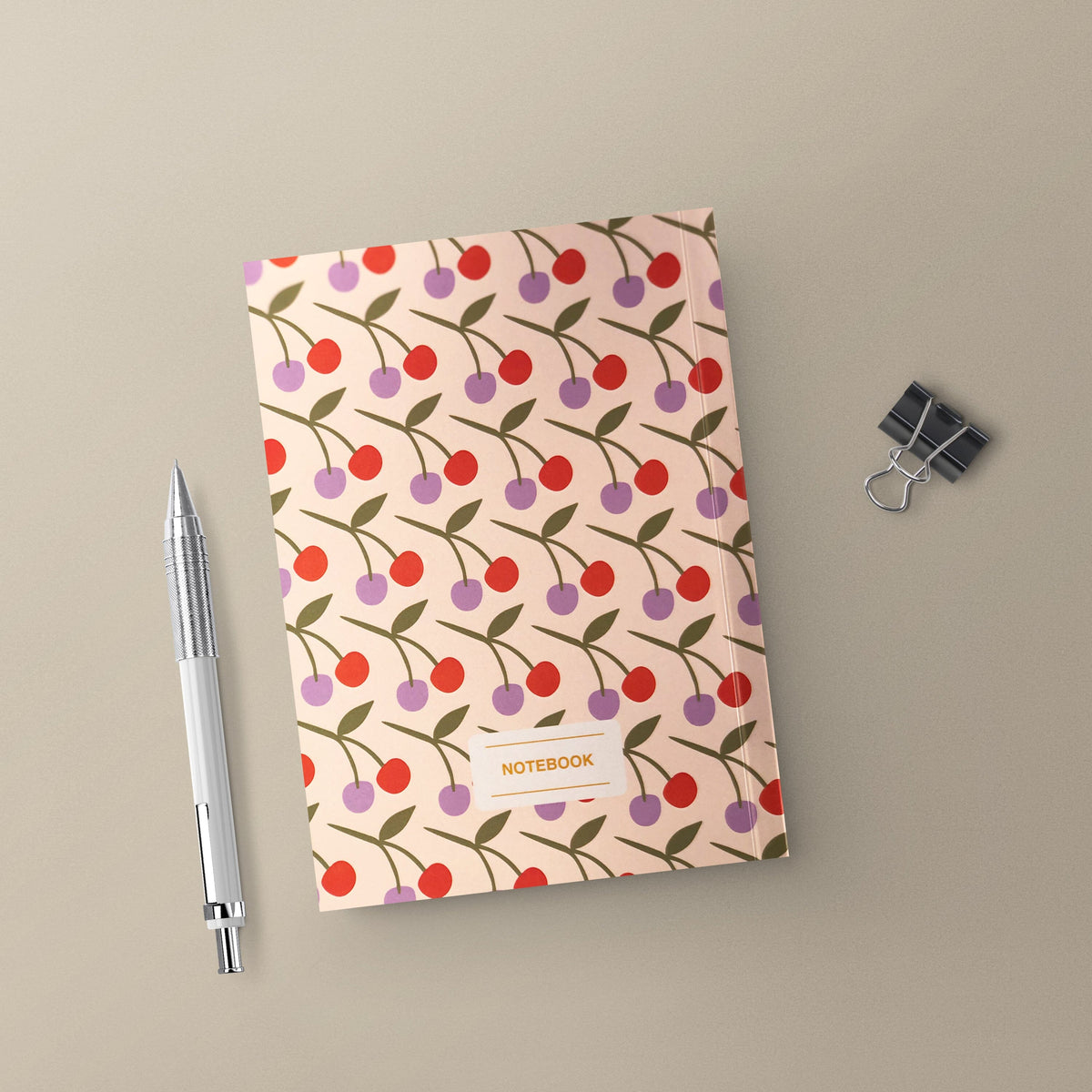 Cherries | A5 Soft Notebook ShapeMixer 
