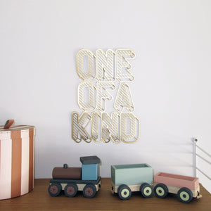 ONE OF A KIND Inspirational Phrase to hang on the wall | Wall Decor ShapeMixer 