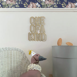 ONE OF A KIND Inspirational Phrase to hang on the wall | Wall Decor ShapeMixer 
