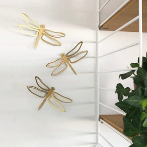 Pack of 3 Smiley dragonfly to hang on the wall | Wall Decor ShapeMixer 
