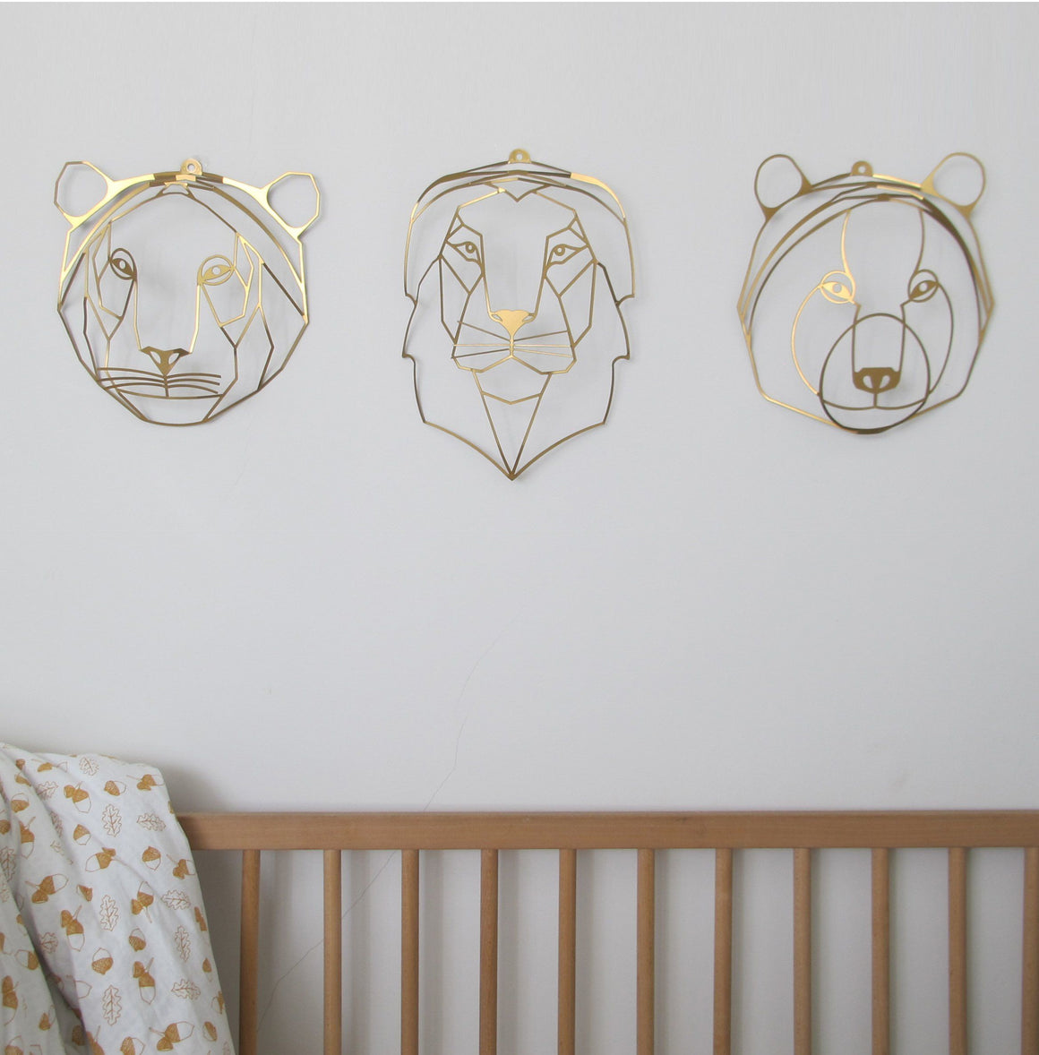 Pack of three heads to hang on the wall | Wall Decor ShapeMixer 