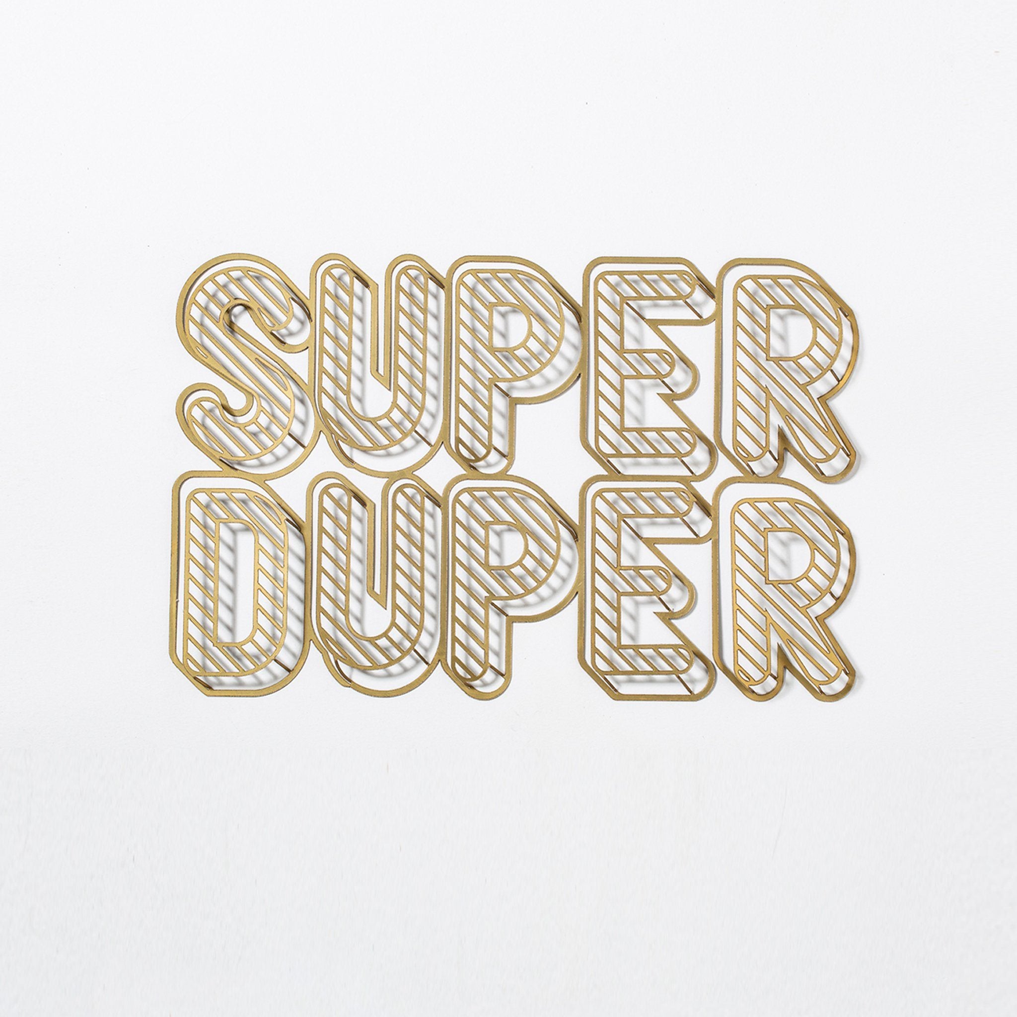 SUPER DUPER Inspirational Phrase to hang on the wall | Wall Decor ShapeMixer 